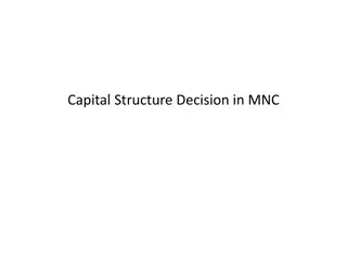 Multinational Capital Structural Decision