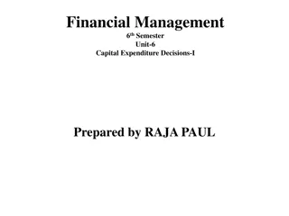 Understanding Capital Expenditure Decisions in Financial Management