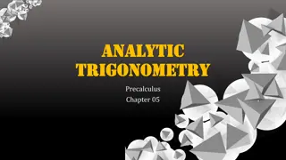 Comprehensive Slideshow for Precalculus with Analytic and Trigonometry Concepts