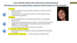 Compliance and Enforcement of EsIA Requirements: Strategies for Effective Implementation