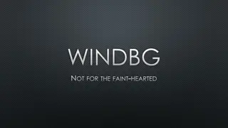 Advanced Memory Dump Analysis with WinDbg for Developers