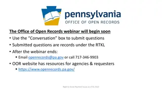 Understanding Pennsylvania Right to Know Law Fees and Processes