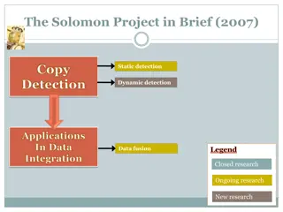 The Solomon Project: Advancements in Data Integration and Fusion (2007-2012)