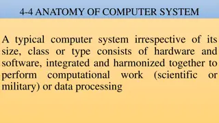 Anatomy of a Computer System: Hardware Components and Functions