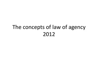 Understanding the Law of Agency: Rationales and Implications