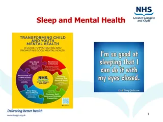 The Impact of Sleep on Mental Health