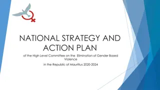 National Strategy and Action Plan to Eliminate Gender-Based Violence in Mauritius 2020-2024