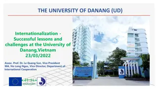 Internationalization Efforts at the University of Danang: Lessons and Challenges