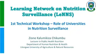 Role of Universities in Nutrition Surveillance: Insights from LeNNS Workshop
