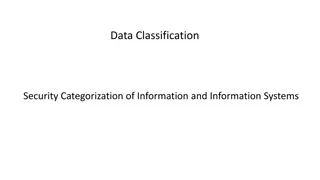 Security Categorization of Information Systems