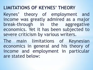 Critique of Keynesian Economic Theory