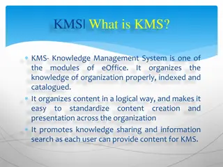 eOffice: Knowledge Management System (KMS) and Implementation Steps