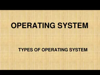 Different Types of Operating Systems