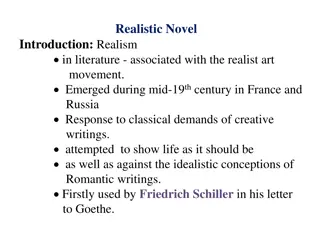 Exploring Realism in Literature: A Journey through the Realistic Novel Movement