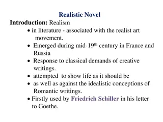 Realism in Literature: A Journey through the Realistic Novel Movement