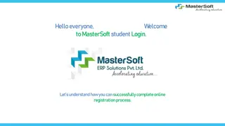 MasterSoft Student Portal Registration Guide