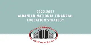 Albanian National Financial Education Strategy 2022-2027