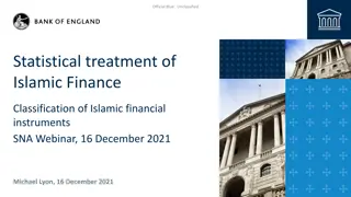 Statistical Treatment of Islamic Financial Instruments