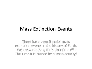 Earth's History: Mass Extinction Events and Human Impact