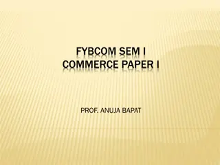 Introduction to Business and Commerce: Scope, Significance, and Functions