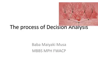 Decision Analysis in Work-related Scenarios