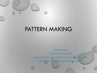 Pattern Making Techniques in Fashion Design