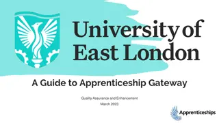 Guide to Apprenticeship Gateway Quality Assurance and Enhancement