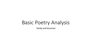 Poetry: Analysis and Interpretation