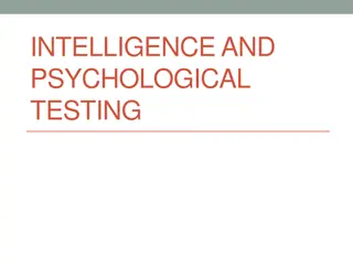 Psychological Testing: Key Concepts and Applications