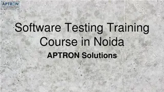 Software Testing Training Course in Noida