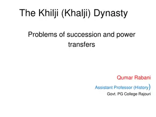 Challenges of Power Transfer in the Khilji Dynasty