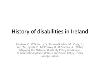 Historical Development of Disability Services in Ireland