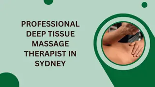 Professional Deep Tissue Massage Therapist in Sydney