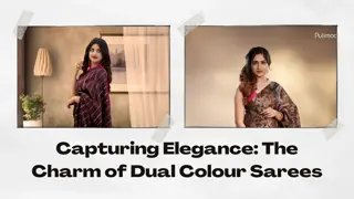 Capturing Elegance The Charm of Dual Colour Sarees