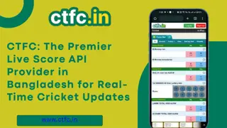 Live Score API Provider in Bangladesh - Get Real-Time Cricket Updates!