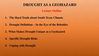 Drought as a Geohazard in South Texas