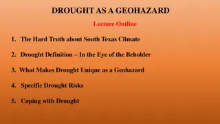 Understanding Drought as a Geohazard in South Texas