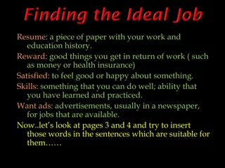 Finding Your Ideal Job: Tips and Advice