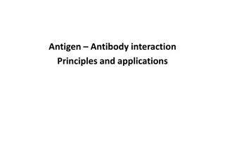 Antigen-Antibody Interactions and Diagnostic Tests