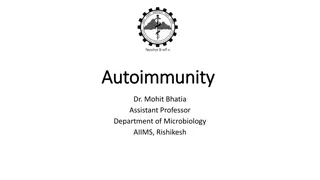 Autoimmunity and Immunological Tolerance