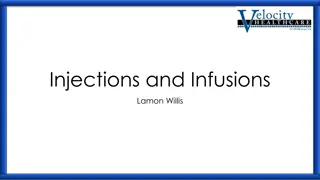 Injections and Infusions in Healthcare