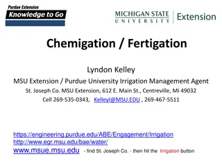 Efficient Fertigation Practices for Improved Crop Yield