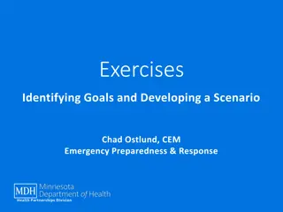 Effective Exercise Design for Emergency Preparedness & Response