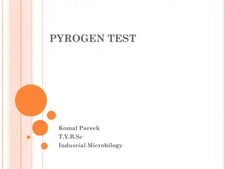 Pyrogen Testing in Pharmaceutical Manufacturing