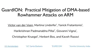 Mitigation of DMA-based Rowhammer Attacks on ARM