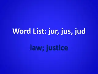 Understanding Law and Justice: Exploring the Roots and Concepts