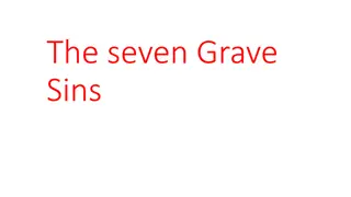 The Seven Grave Sins and Their Consequences