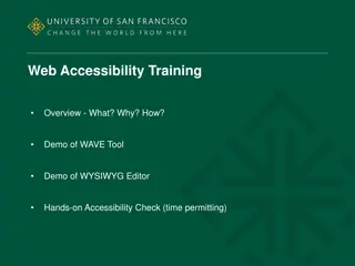 Comprehensive Web Accessibility Training Overview