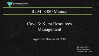 Bureau of Land Management Cave & Karst Resources Management