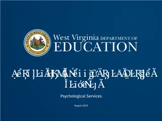 Medicaid Procedure Code Changes in Psychological Services August 2019